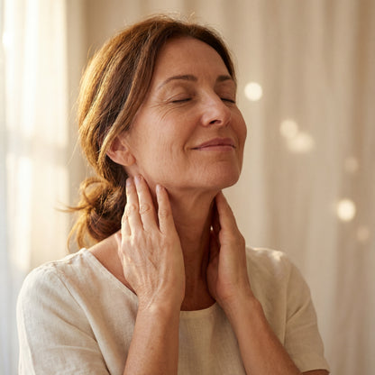 ZENTA LUMINA™ — Maschera Collo al Collagene con Acido Ialuronico