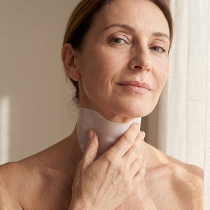 ZENTA LUMINA™ — Maschera Collo al Collagene con Acido Ialuronico