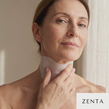 ZENTA LUMINA™ — Maschera Collo al Collagene con Acido Ialuronico